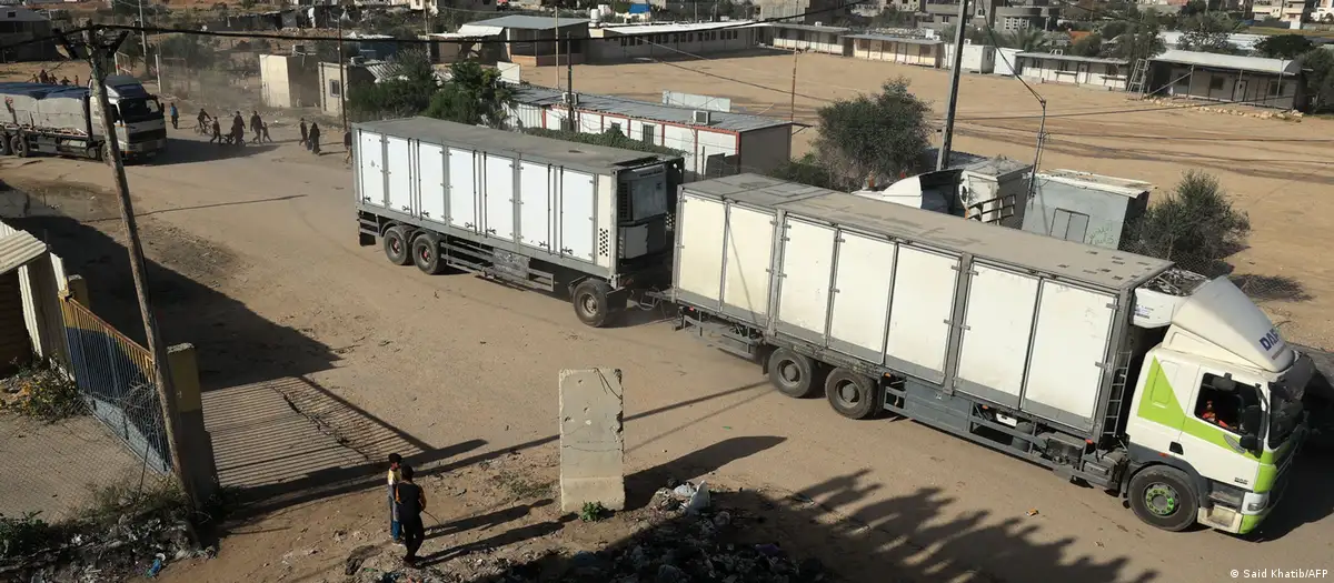 ۶۱ کامیون‌ حامل کمک‌های بشردوستانه وارد شمال غزه شد