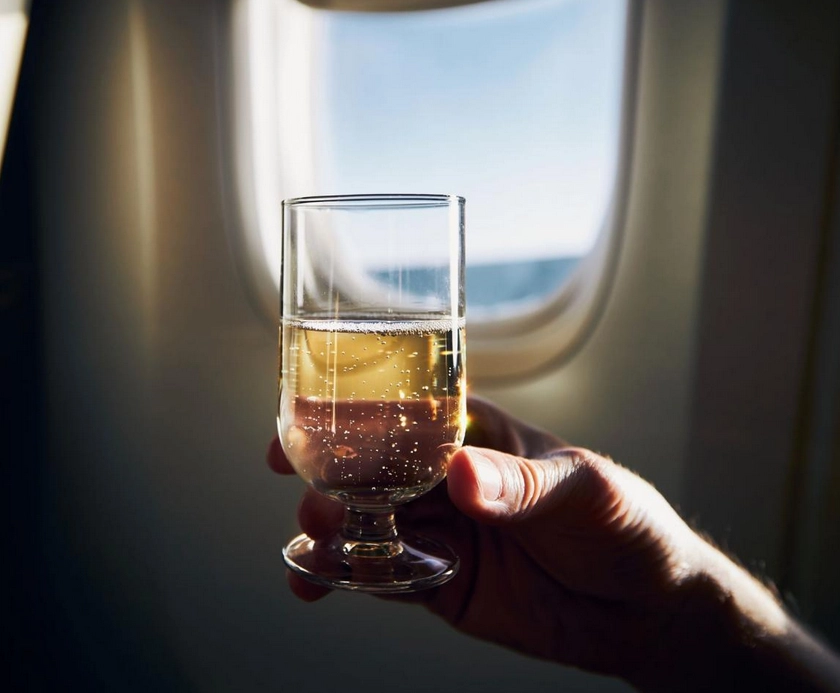 نوشیدن الکل در پرواز می‌تواند برای قلب خطرناک باشد