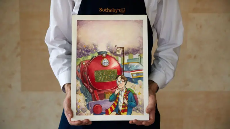 یک نقاشی آبرنگ کتاب هری‌پاتر نزدیک به دو میلیون دلار فروخته شد