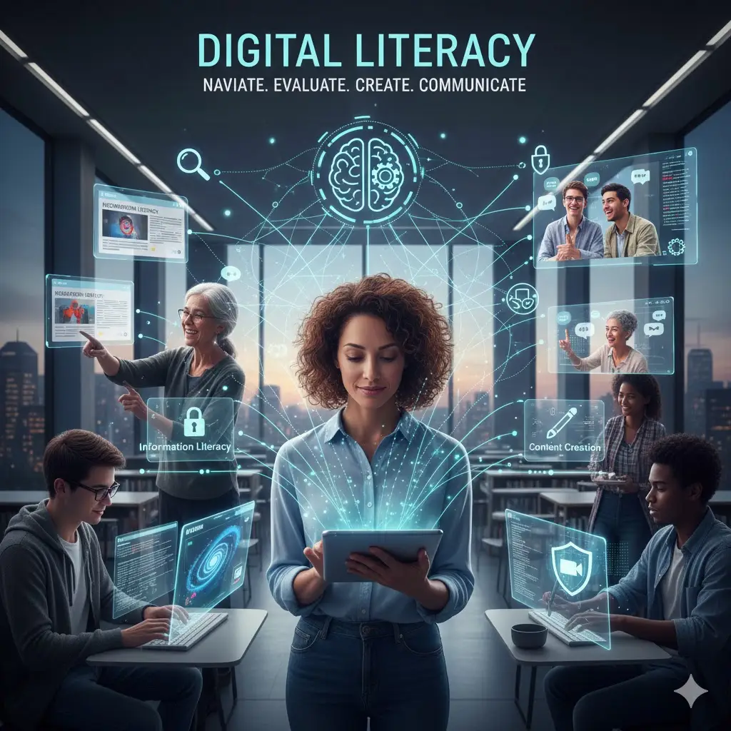 سواد دیجیتال چیست؟ تاثیر آن در فرزند پروری عصر دیجیتال