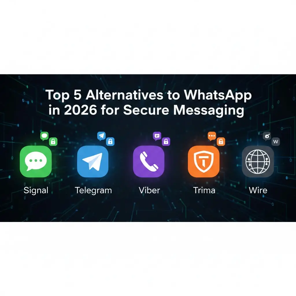 پنج جایگزین برتر برای اپلیکیشن واتساپ در 2026 برای پیام‌رسانی امن