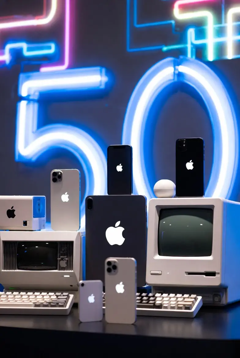 اپل، غول فناوری جهان پنجاهمین سالگرد تأسیس خود را جشن می‌گیرد