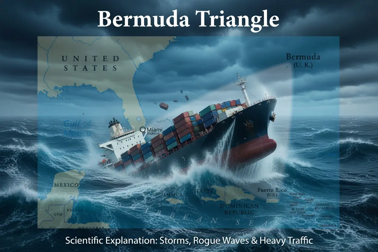راز مثلث برمودا از نگاه علم؛ توضیحی تازه برای ناپدید شدن‌ها