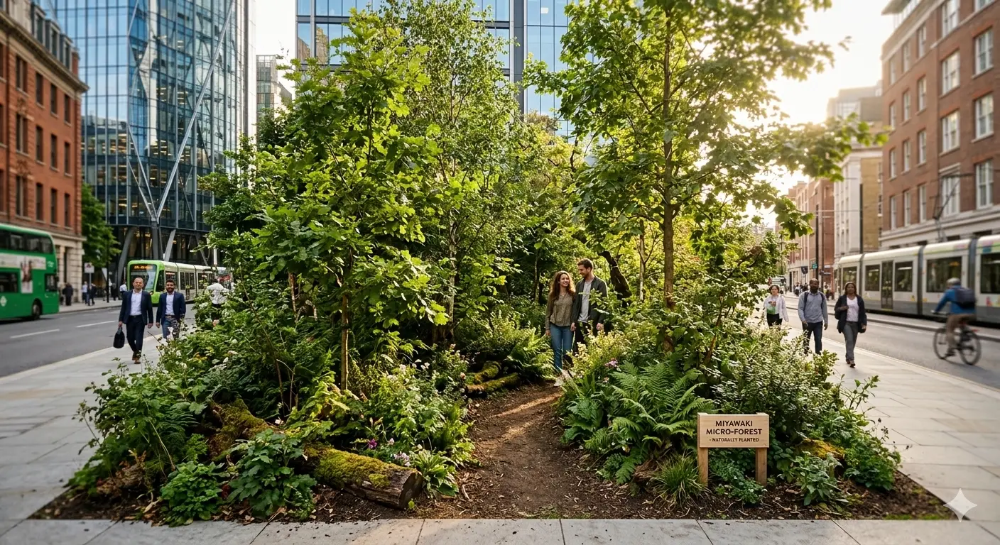 میکرو جنگل: معجزه سبز ژاپنی در قلب شهر