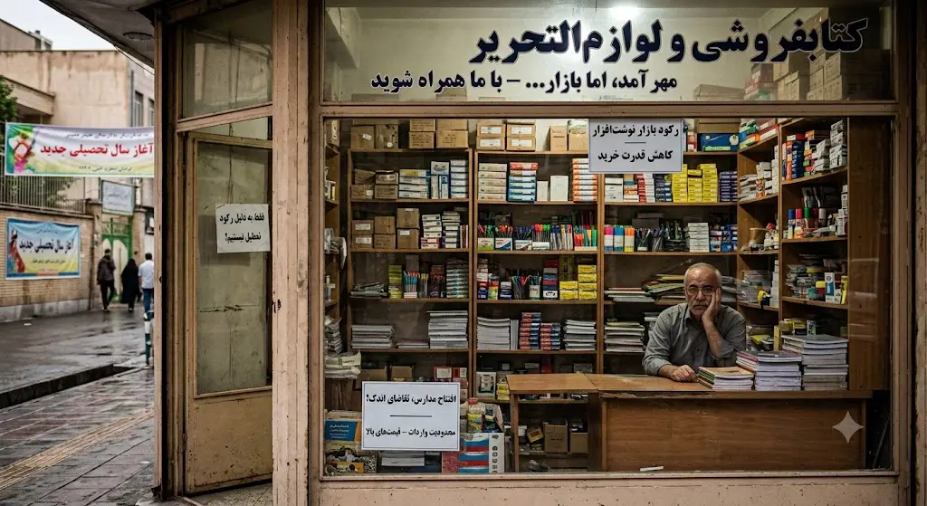 تعطیلی مدارس و رکود بازار نوشت‌افزار